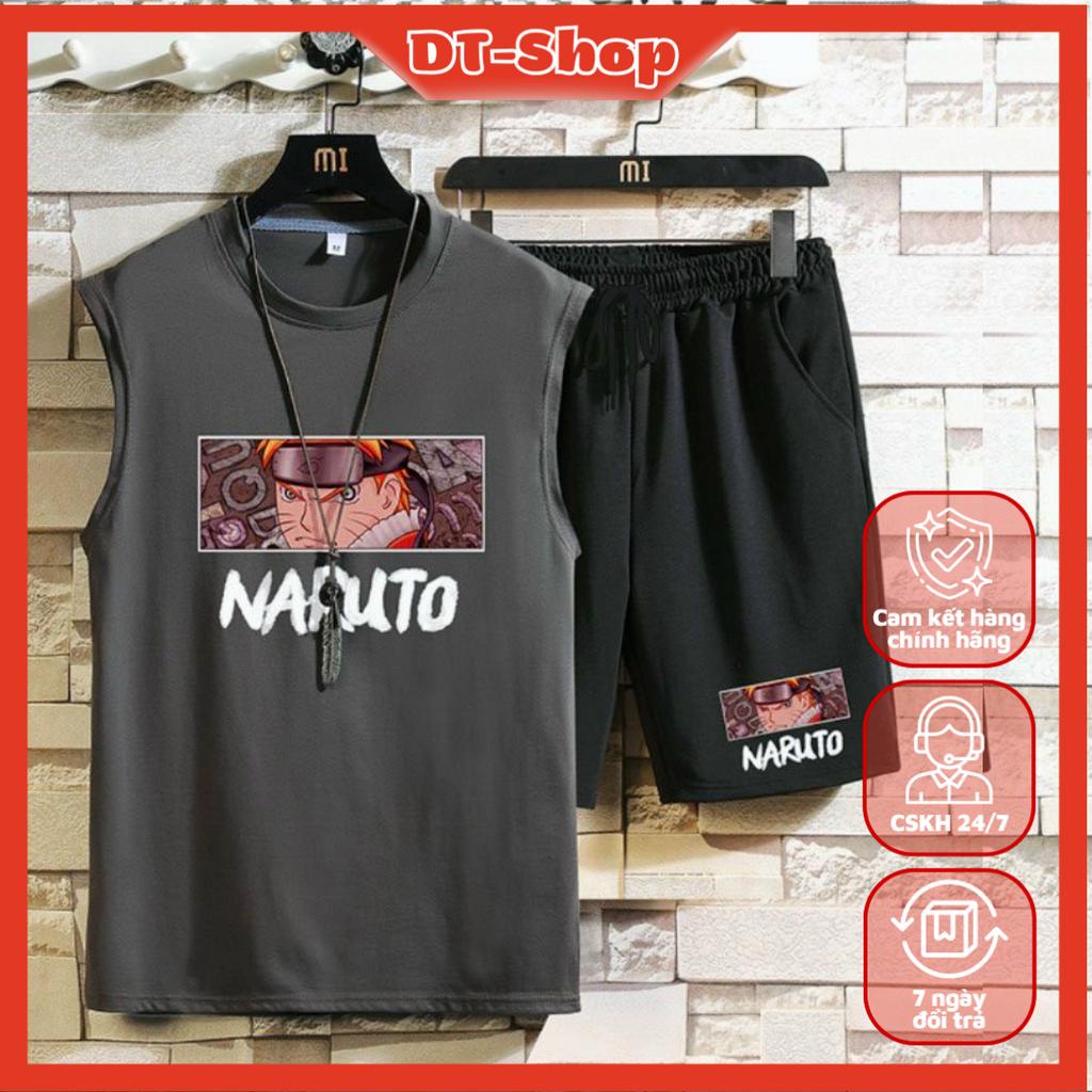Đồ Bộ Nam NARUTO Nhật Bản  FREESHIP  Bộ Thể Thao Mặc Ngủ Tập Gym Nam Nữ Phong Cách
