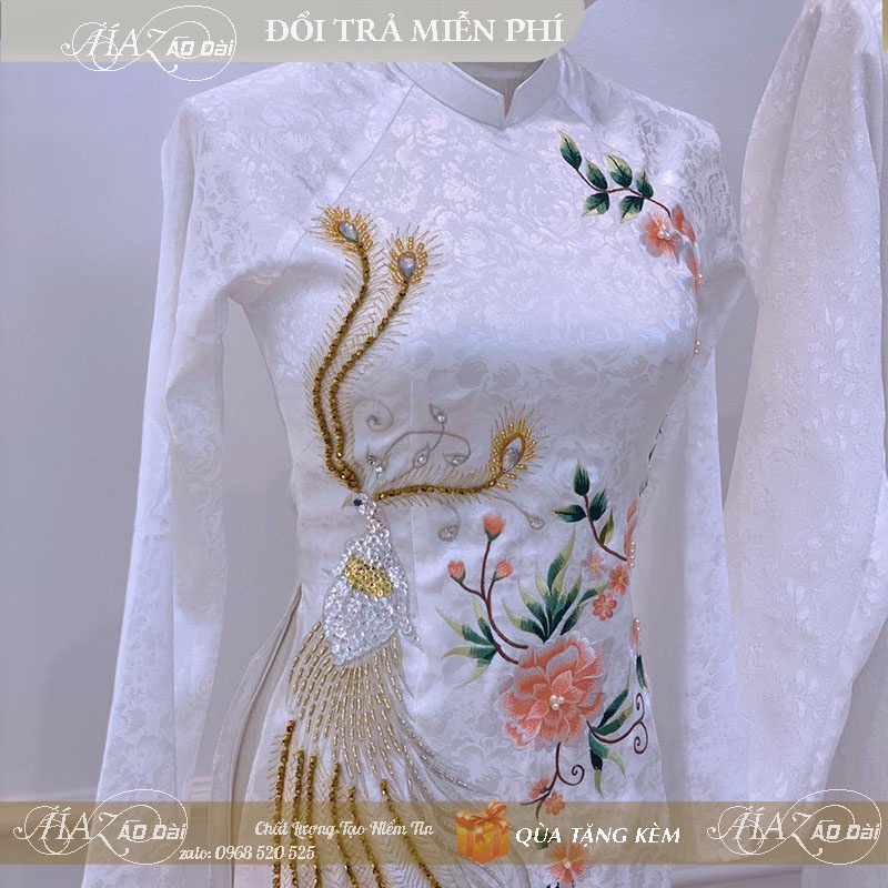 Áo Dài Cặp Cô Dâu Chú Rể Cưới Hỏi AZ003