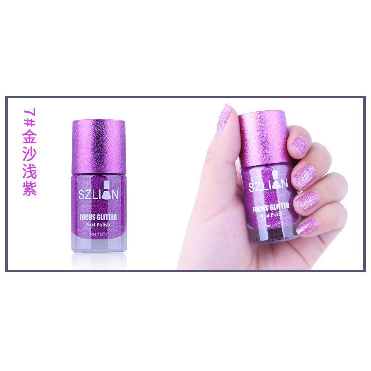 Hot!! Sơn móng tay kim tuyến cực kỳ sang chảnh SZLIAN Cao cấp 15ML