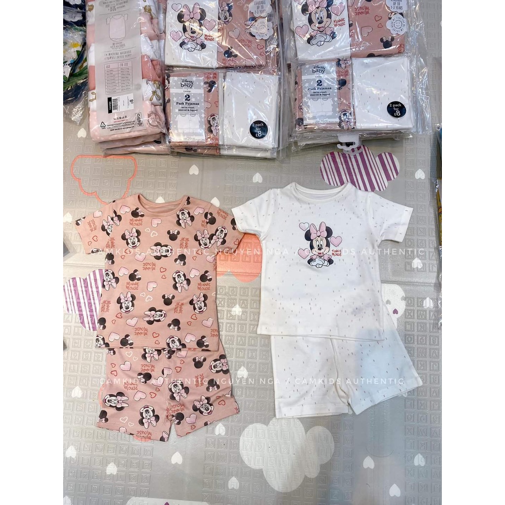 Set 2 bộ Mickey cho bé gái chính hãng GEO ⚡ SIÊU ĐẸP⚡