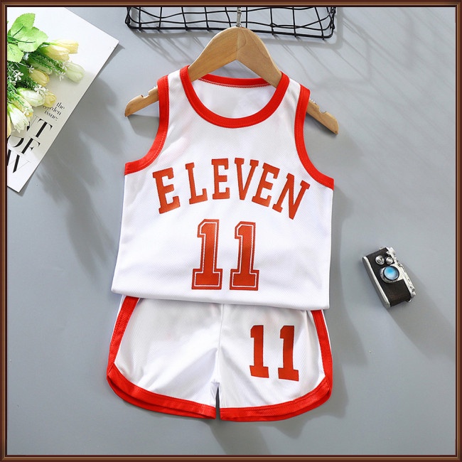 Bộ Đồ Thể Thao 2 Món Áo Sát Nách Phối Quần Thoáng Khí Nhanh Khô Cho Bé 5-9 Tuổi