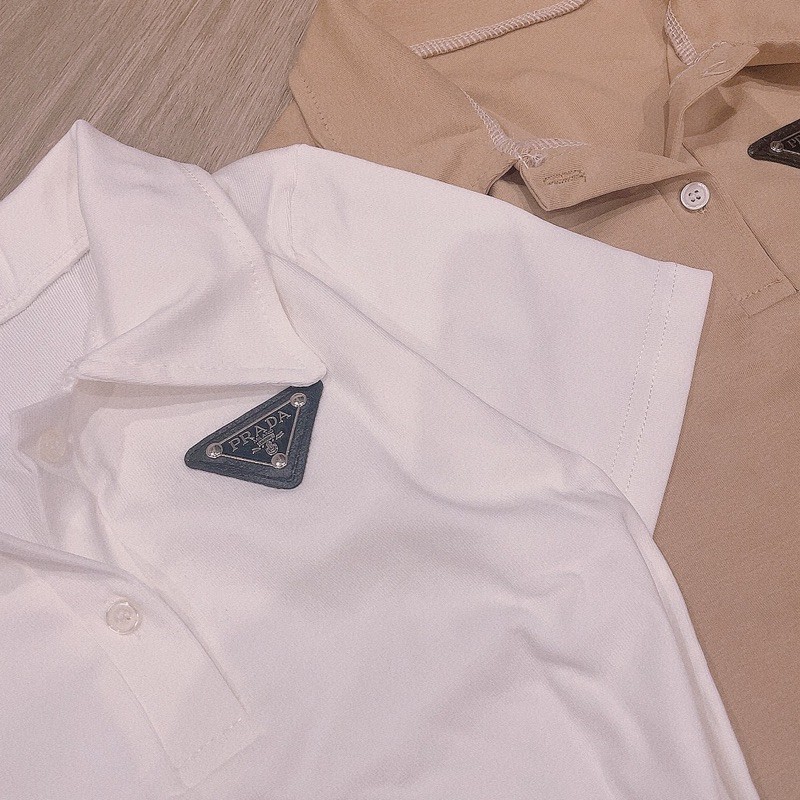 áo thun cổ trụ pradaaaa | BigBuy360 - bigbuy360.vn