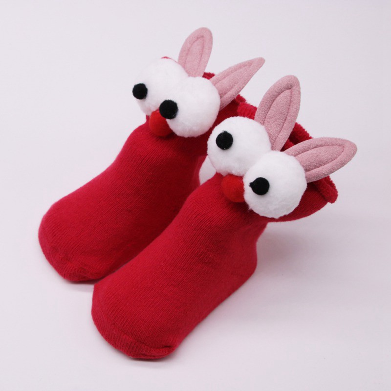 Vớ cotton kiểu dáng hoạt hình đáng yêu dành cho các bé