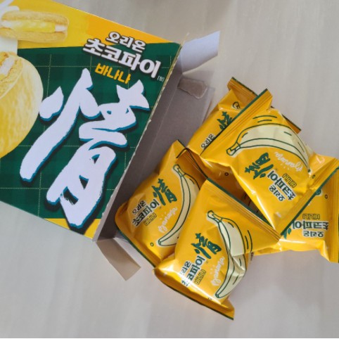 Bánh chocopie kem chuối Orion 444g