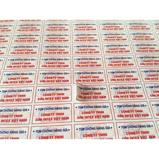 Tem bảo hành, tem vỡ giá chỉ từ 50đ