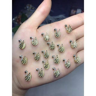 Cham nail - cham con hạc- đẹp - phụ kiênn nail