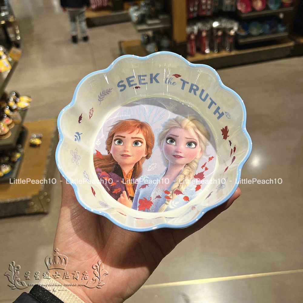 Chén ăn tô nhựa melamine kiểu gợn sóng Disney hình Frozen Elsa Mickey Minnie Princess Car cho bé