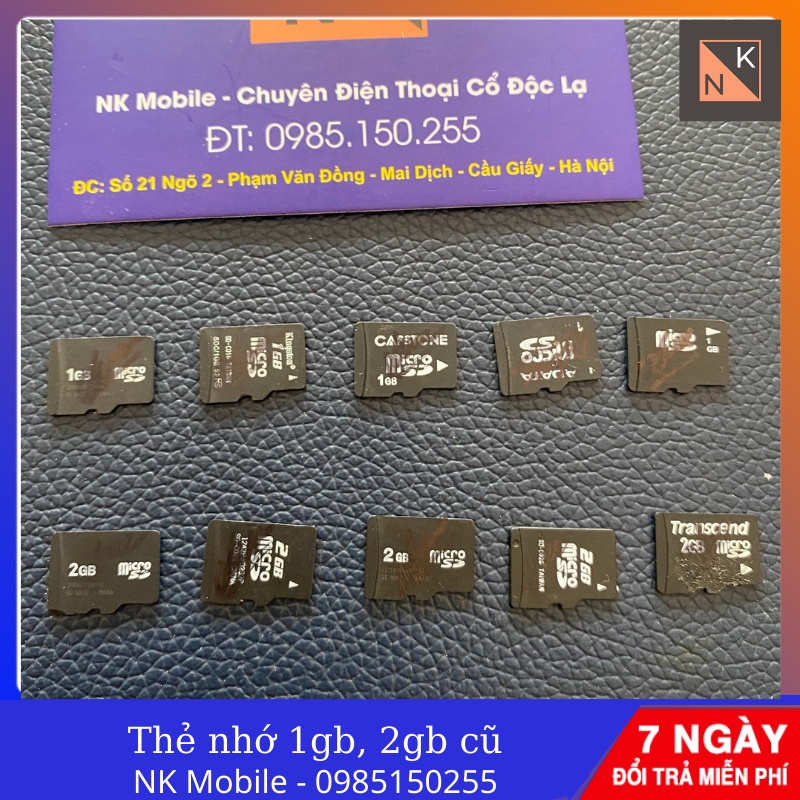 Thẻ nhớ 1GB , 2GB cũ