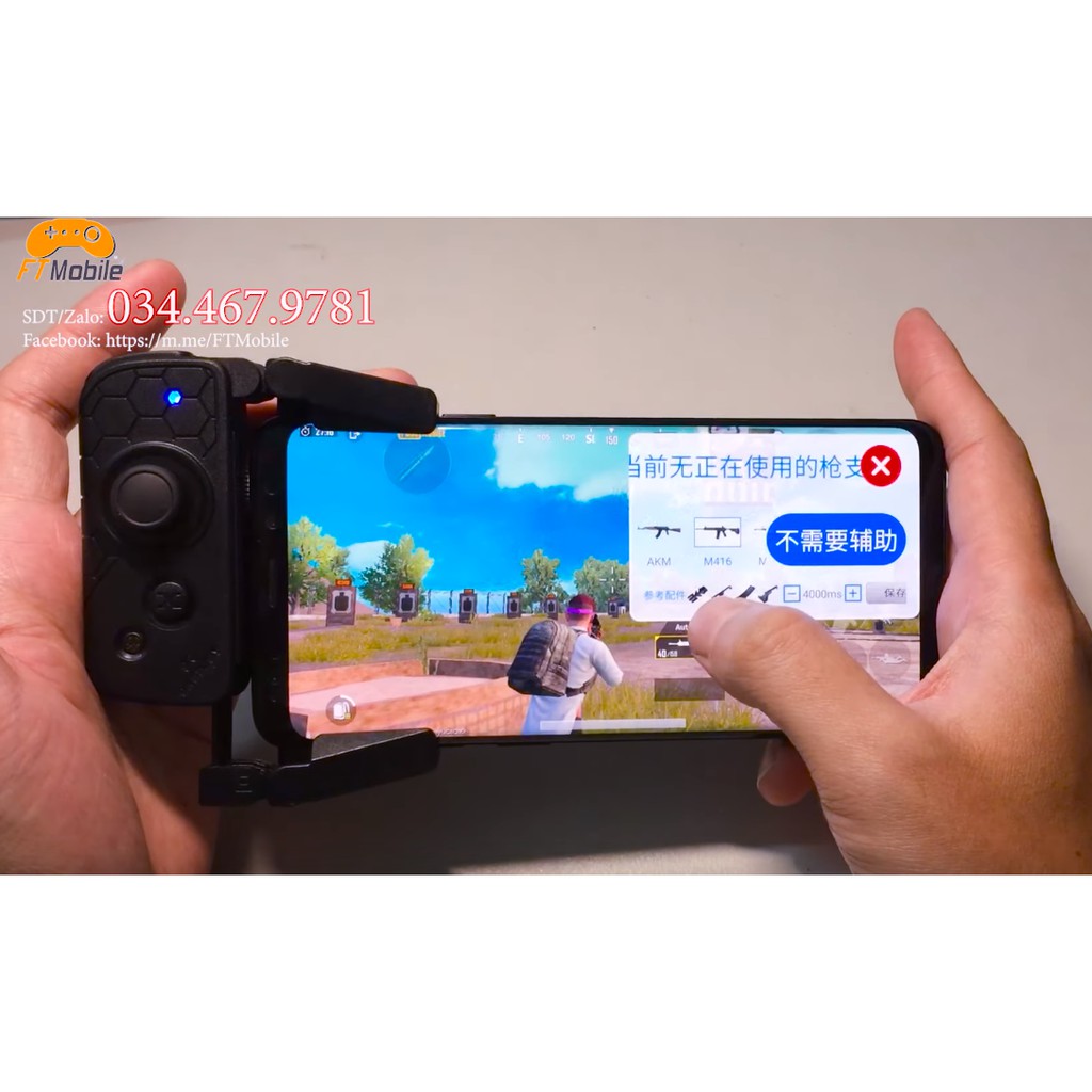 Handjoy nano Tay cầm chơi game mobile bá đạo hỗ trợ autotap và macro