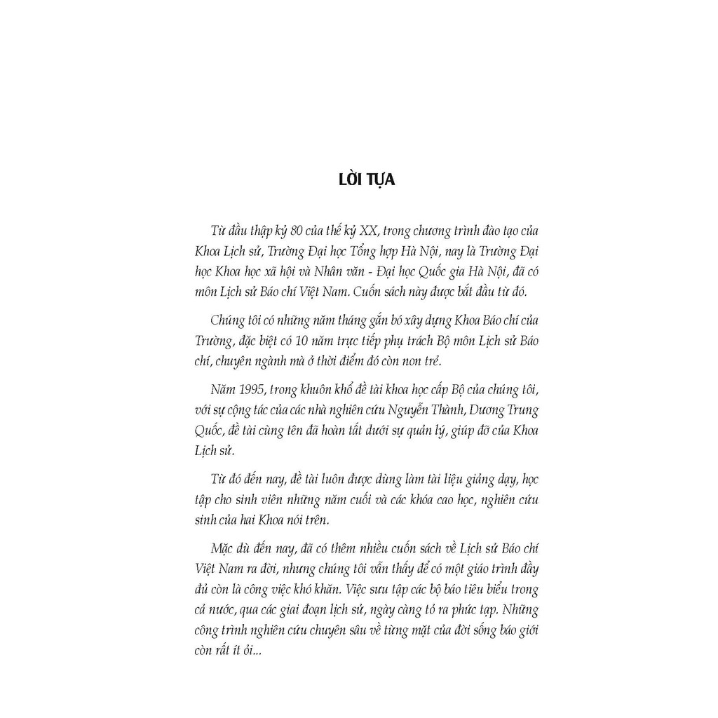 Sách - Lịch Sử Báo Chí Việt Nam (1865-1945) | BigBuy360 - bigbuy360.vn