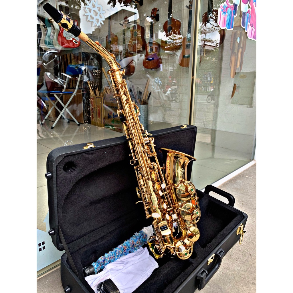 Kèn saxophone alto Selmer mã SA700 2 màu vàng