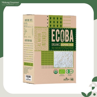 Gạo hữu cơ ngọc mễ ecoba 1kg