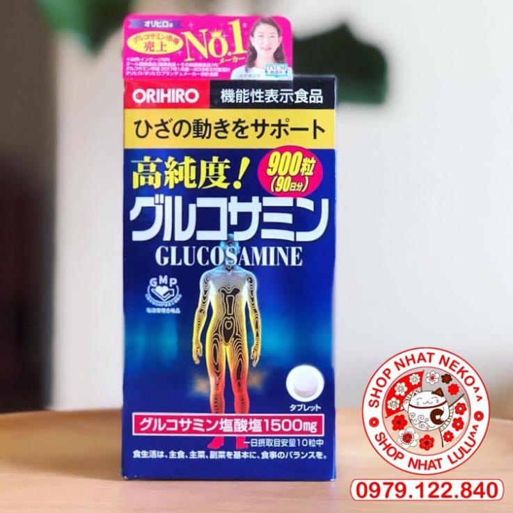 Viên uống bổ xương khớp Glucosamin Orihiro 900 viên và 950 viên Nhật bản