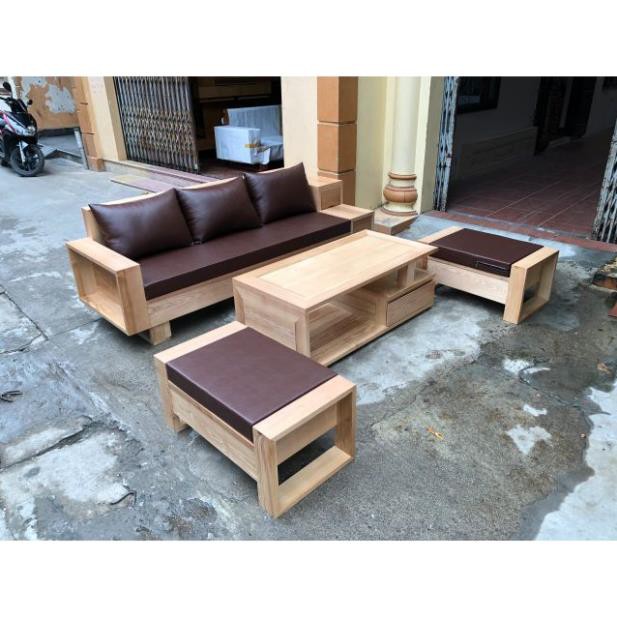 Sofa gỗ sồi nga giá tại xưởng không qua trung gian