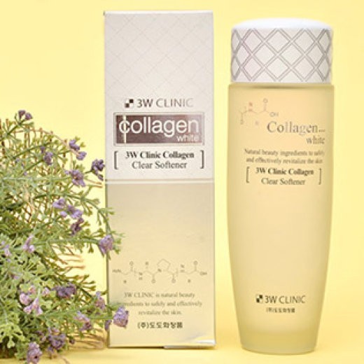 Nước Hoa Hồng Làm Trắng Da 3W Clinic Collagen Clear Softener 150ml