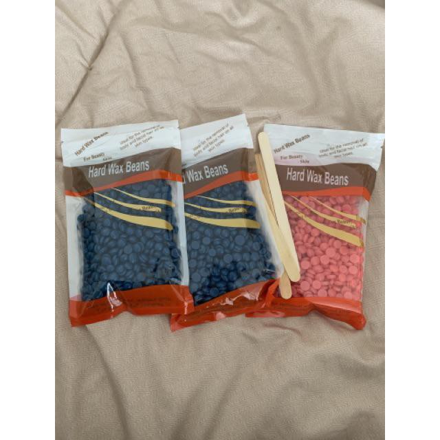 (Free que gỗ) Sáp wax lông nóng dạng hạt đậu Viên Hard Wax Beans 100g cao cấp | BigBuy360 - bigbuy360.vn