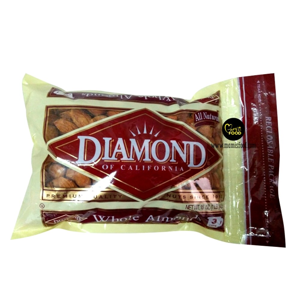 Hạnh Nhân Rang Bơ Diamond 454g