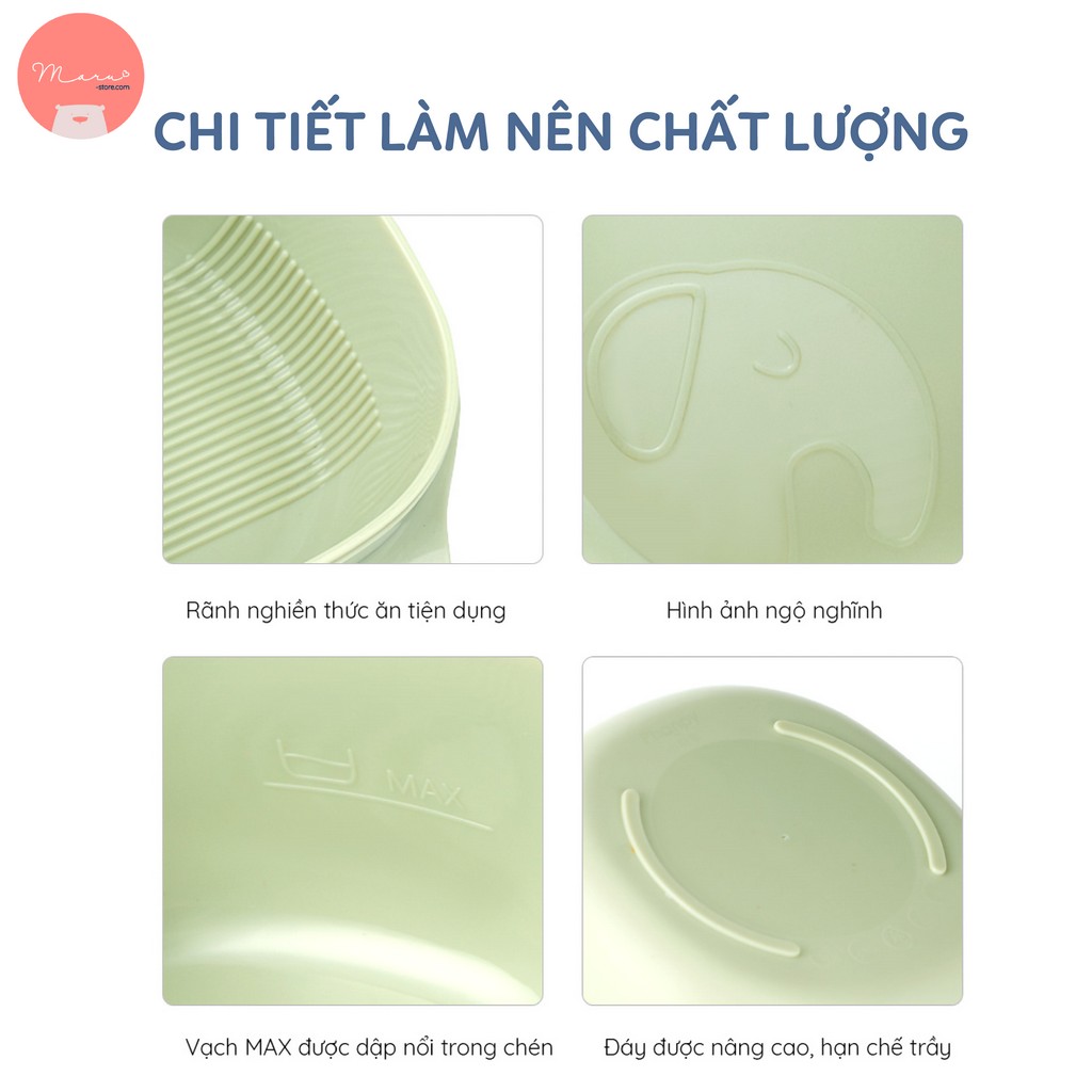 Chén giữ nhiệt ăn dặm bằng inox 316 | 400ml | PHANPY