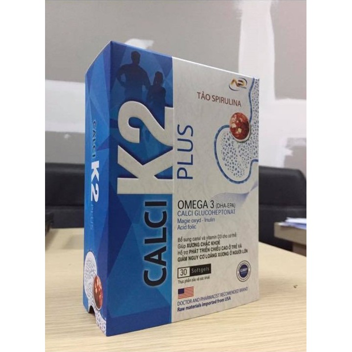 Calci K2 Plus Giúp Xương Chắc Khỏe Và Bổ Sung Canxi Và Vitamin D3 | BigBuy360 - bigbuy360.vn