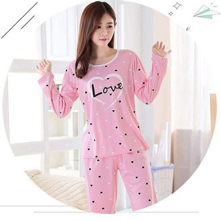 Bộ Đồ Ngủ Tay Dài Bằng Lụa Cho Nữ