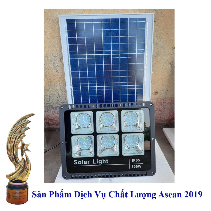 Đèn 300W Năng Lượng Mặt Trời Giá Rẻ, Chống Nước IP66