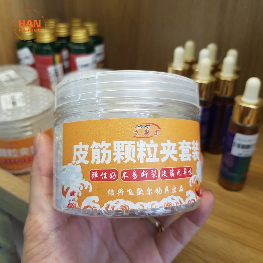 Kẹp Hạt Và Dây Chun Móc Mồi Hạt Câu Đài – Han Fishing