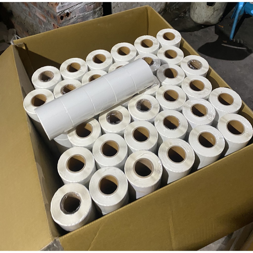 Giấy in tem nhiệt 70x50mm