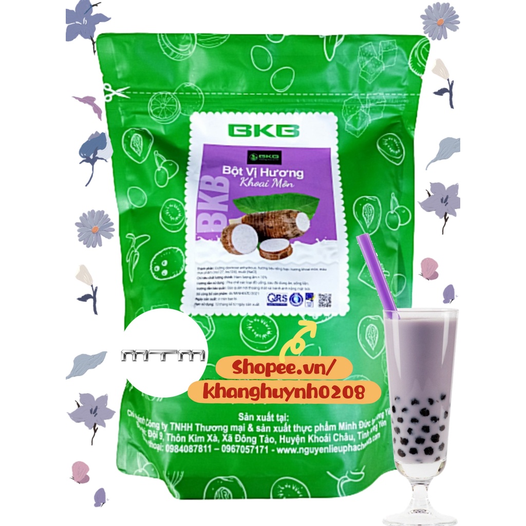 Bột Kem Trứng, Kem Phô Mai, Khoai Môn, Socola, Dâu, Dưa Gang, Sầu Riêng BKB 1kg