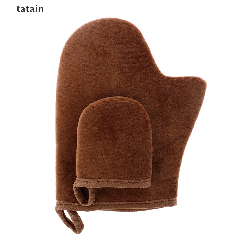 [TAT] Brown Body Self Fake Tan Applicator Tanning Gloves Glove Self Tanner CVX