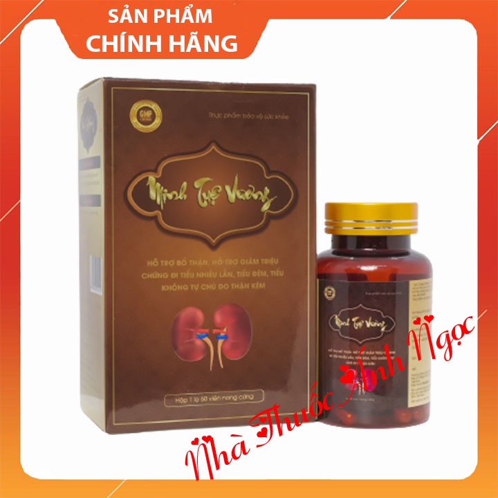 Viên tiểu đêm Minh Tuệ Vương hỗ trợ giảm triệu chứng đi tiểu nhiều lần, tiểu đêm, tiểu không tự chủ do thận kém