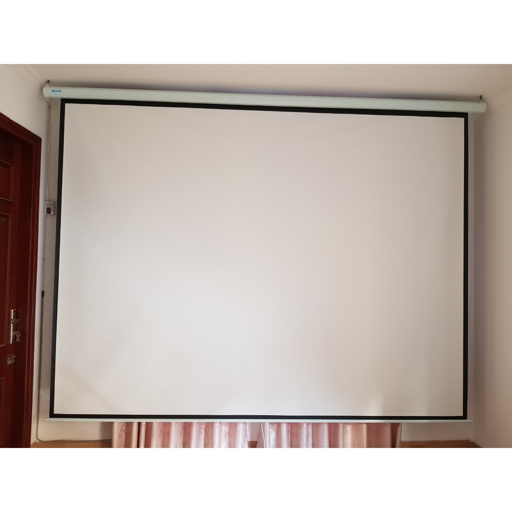 Màn chiếu điện 170 inch điều khiển từ xa