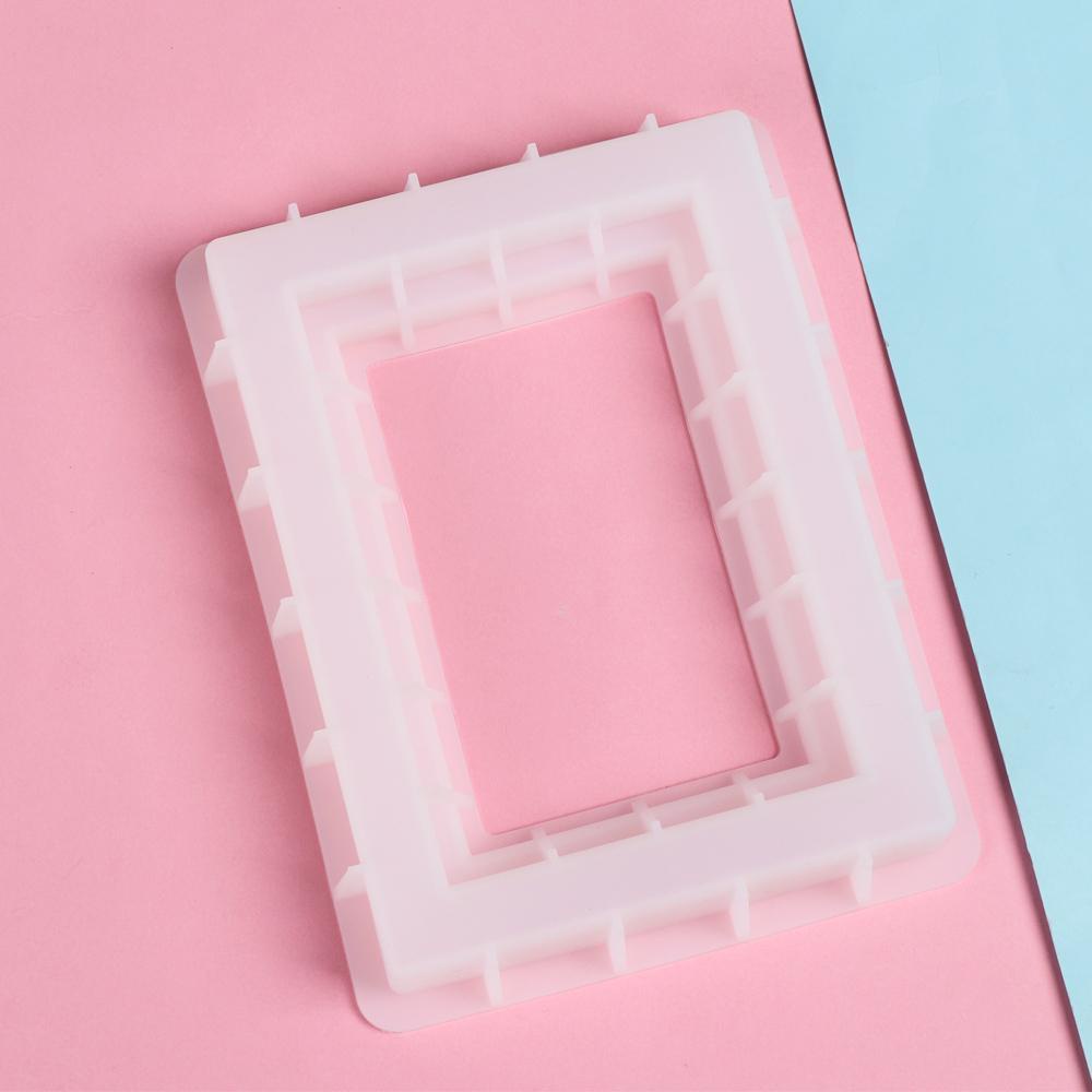 Khuôn Silicone Làm Khung Ảnh Hình Trái Tim DIY