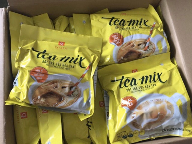 Trà sữa hoà tan Tea Mix Trần Quang - 24 gói