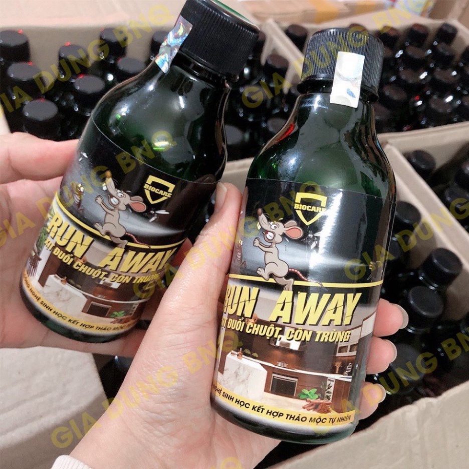 Xịt đuổi chuột thảo dược Run Away  300ml đáng tin cậy cho sức khoẻ .Đuổi chuột, gián, kiến sau 1 lần xịt
