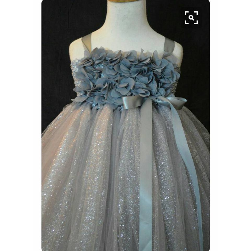 Hoa Voan Nhiều Màu Gắn Váy Tutu - Hoa trang trí váy