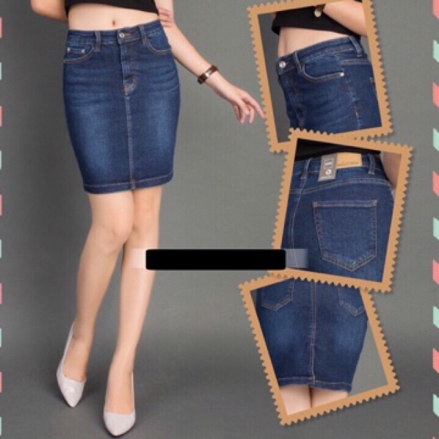 Chân váy jean ôm body chất vải co dãn - chân váy bò ôm body co dãn thời trang | BigBuy360 - bigbuy360.vn