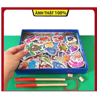 BỘ ĐỒ CHƠI CÂU CÁ 2 CẦN 32 CON