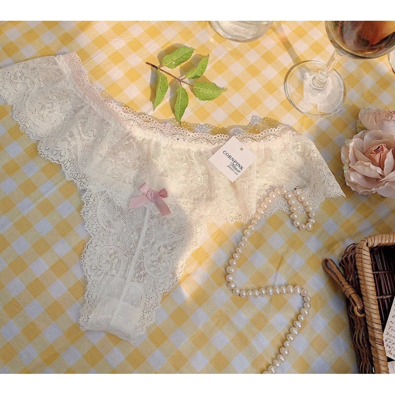 Cornpink House [BEST SELLER] Merman | Đồ lót nữ ren sexy | Màu trắng hồng nhẹ nhàng dễ thương | BigBuy360 - bigbuy360.vn