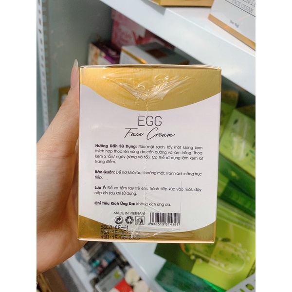 Kem face dưỡng trắng Trứng Vàng 35gr