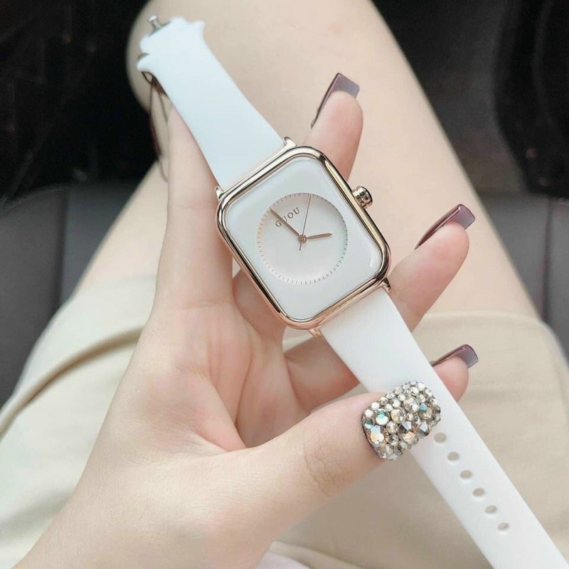 đồng hồ Guou- đồng hồ kiểu nữ dây cao su | BigBuy360 - bigbuy360.vn