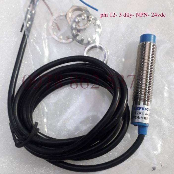 Cảm Biến Tiệm Cận phi 12 loại 3 dây 24vdc NPN- NO  LJ12A3-4-Z/BX