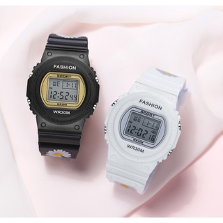 Đồng hồ điện tử nam nữ Sport thể thao dây hoa cúc cực đẹp SPP03HC