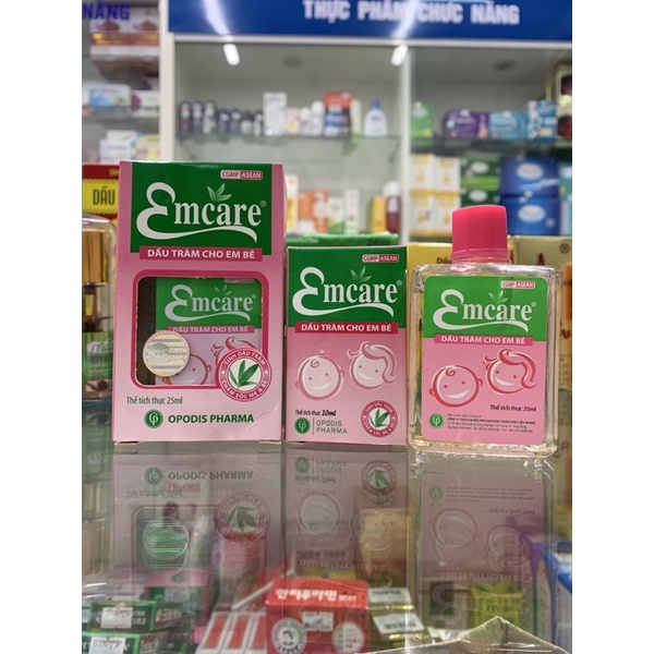 Dầu tràm EMCARE 10ml - 25ml [CHÍNH HÃNG] - Dầu khuynh diệp cho em bé