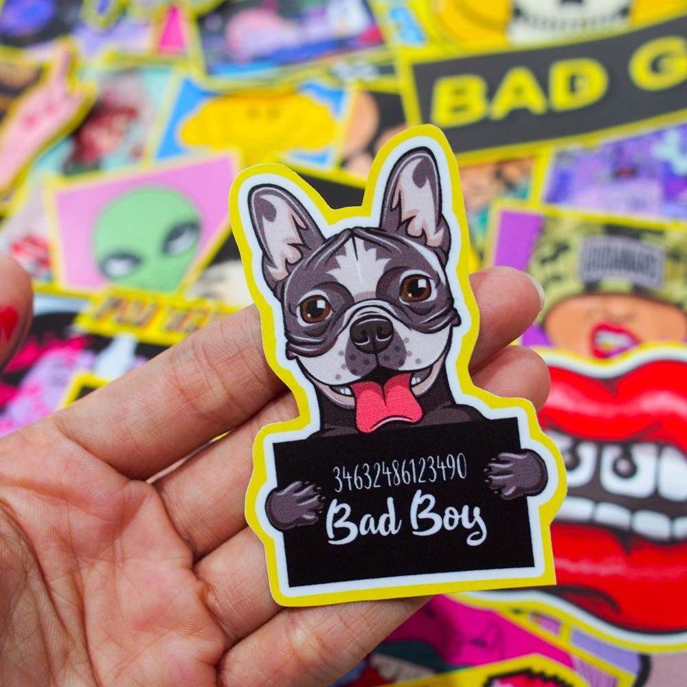 Bad Guy Dân Chơi - hộp set 100 sticker decal hình dán nón bảo hiểm , laptop, xe máy, ô tô - STICKER FACTORY