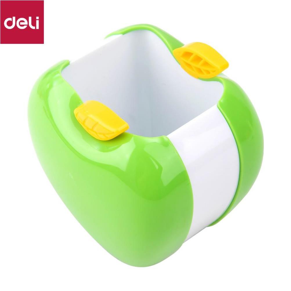 Cốc cắm bút quả táo Deli - Đỏ, Xanh lá - 1 chiếc - E9139 [Deli]