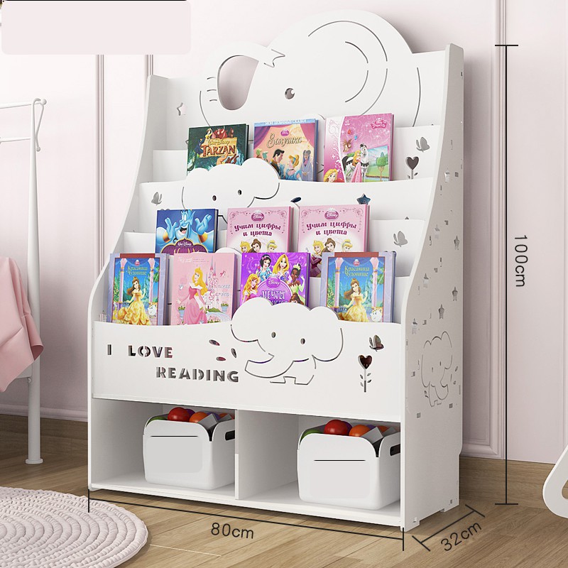 Kệ sách cho bé cưng hình con vật ngộ nghĩnh, dễ thương FNL-3220 | BigBuy360 - bigbuy360.vn