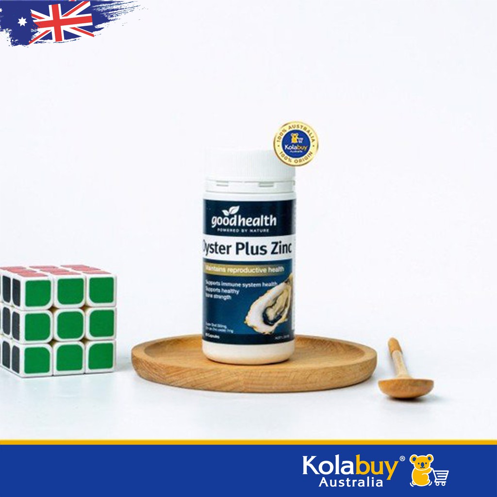 [Mã 66FMCGSALE hoàn 8% xu đơn 500K] Viên uống Tinh chất hàu biển Úc Goodhealth Oyster Plus Zinc 60 viên | BigBuy360 - bigbuy360.vn