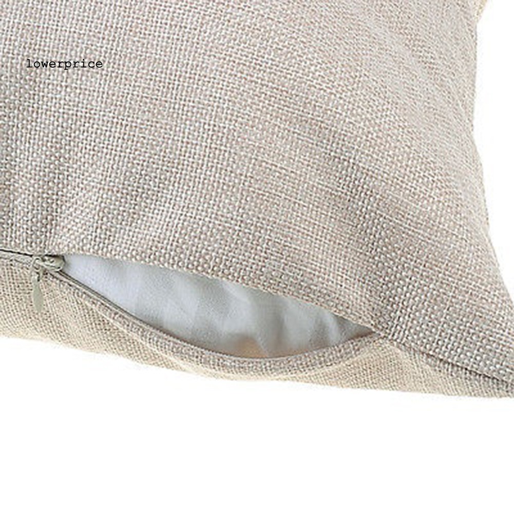 LP_Simple English Apothegm Linen Throw Pillow Case Cushion Cover Home Sofa Decor