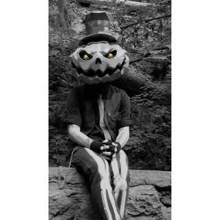 Mô hình giấy _ Bí ngô Halloween