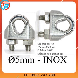 Cóc khóa cáp phi inox cáp thép sài gòn